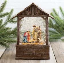 Nativity Christmas Snow Globe - NEW