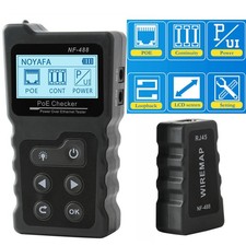 Noyafa NF-488 Network Cable Check/ DC Power  Switch Loop-Back Test PoE Detector