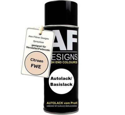 Für Citroen FWE Blanc Spraydose Basislack Sprühdose 400ml