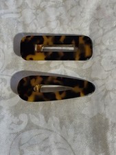 Alligator Claw Hair Clips Teardrop/ Rectangle Accessory Barrette leopard Print