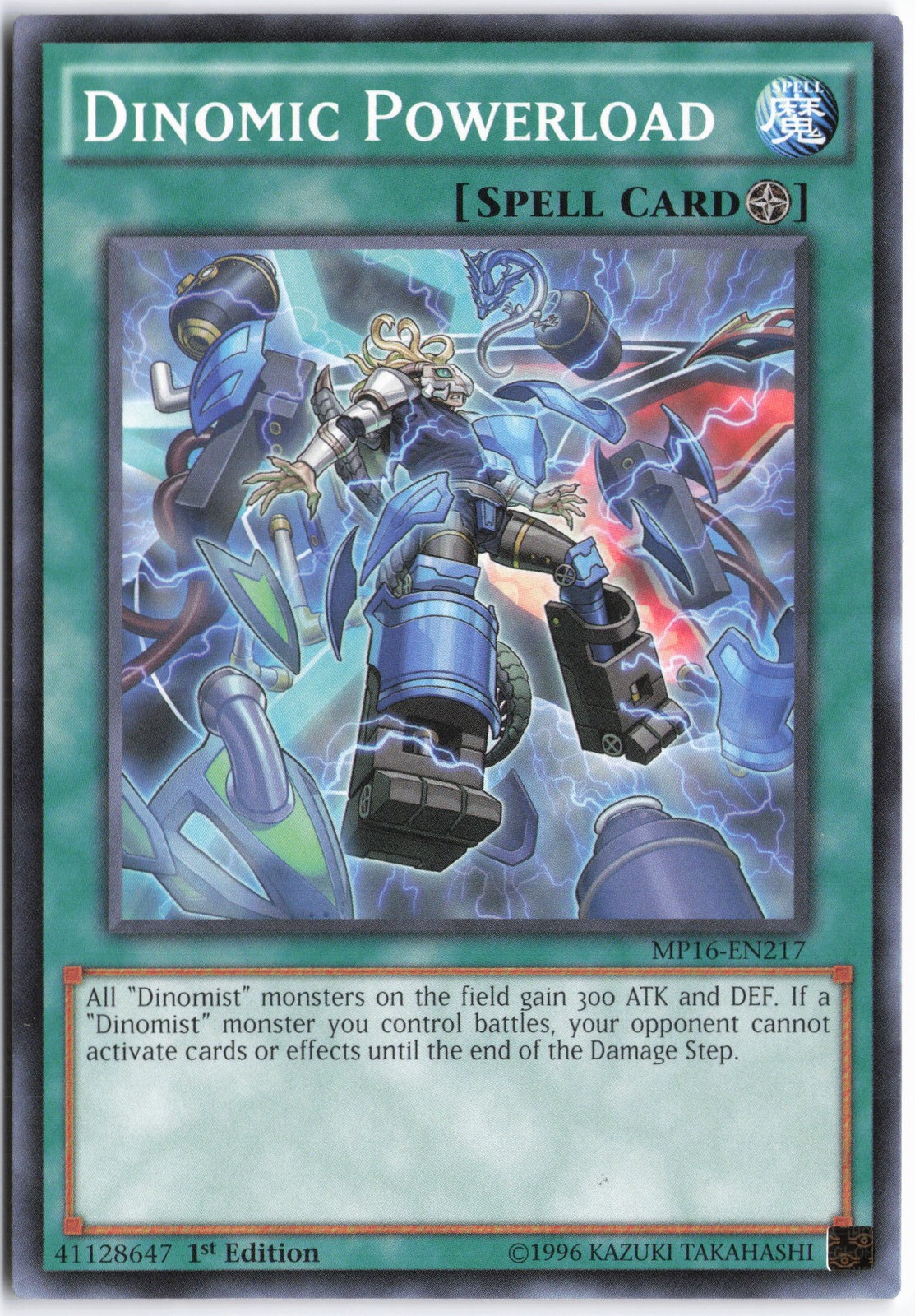 Yugioh - Dinomic Powerload MP16-EN217 1st Edition - 2016 Mega-Tins Mega Pack