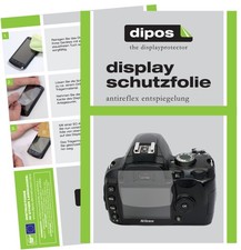 2x protective film for Nikon D60 anti-glare screen protection dipos