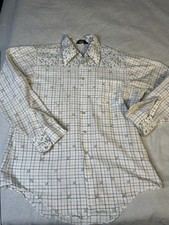 Vintage 70s JC Penny Long Sleeve Button Shirt Mens Large/XL Floral Rockabilly