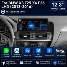 12.3'''' Autoradio GPS Linux Plug Play Multimedia F�r BMW X3 F25 X4 F26 2011-2016