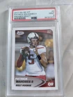 2017 Sage Hit Patrick Mahomes rookie card #5 psa graded mint 9