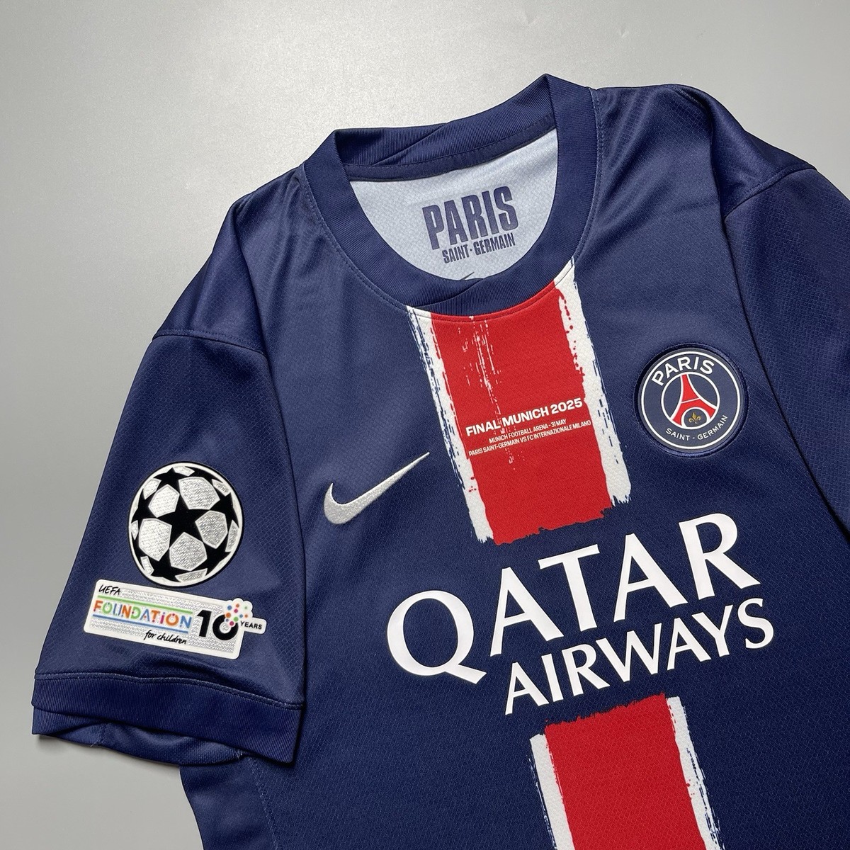 PSG NIKE 2024/2025 FOOTBALL HOME JERSEY #7 KVARATSKHELIA SIZE “M