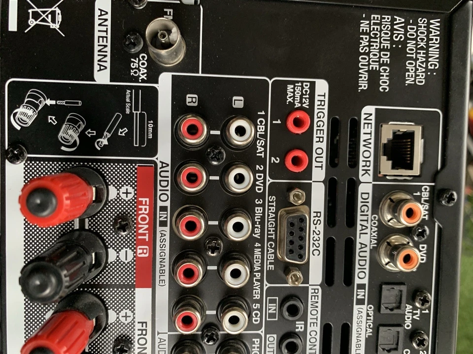 TOP Denon AVR X4000 7.1 Dolby PRO-Logic Network/ Optical AV Receiver TEST OK - Bild 4 von 4