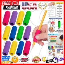 The Classics Soft Foam Pencil Grips, Ergonomic Writing Aid For Lefties And Ri...