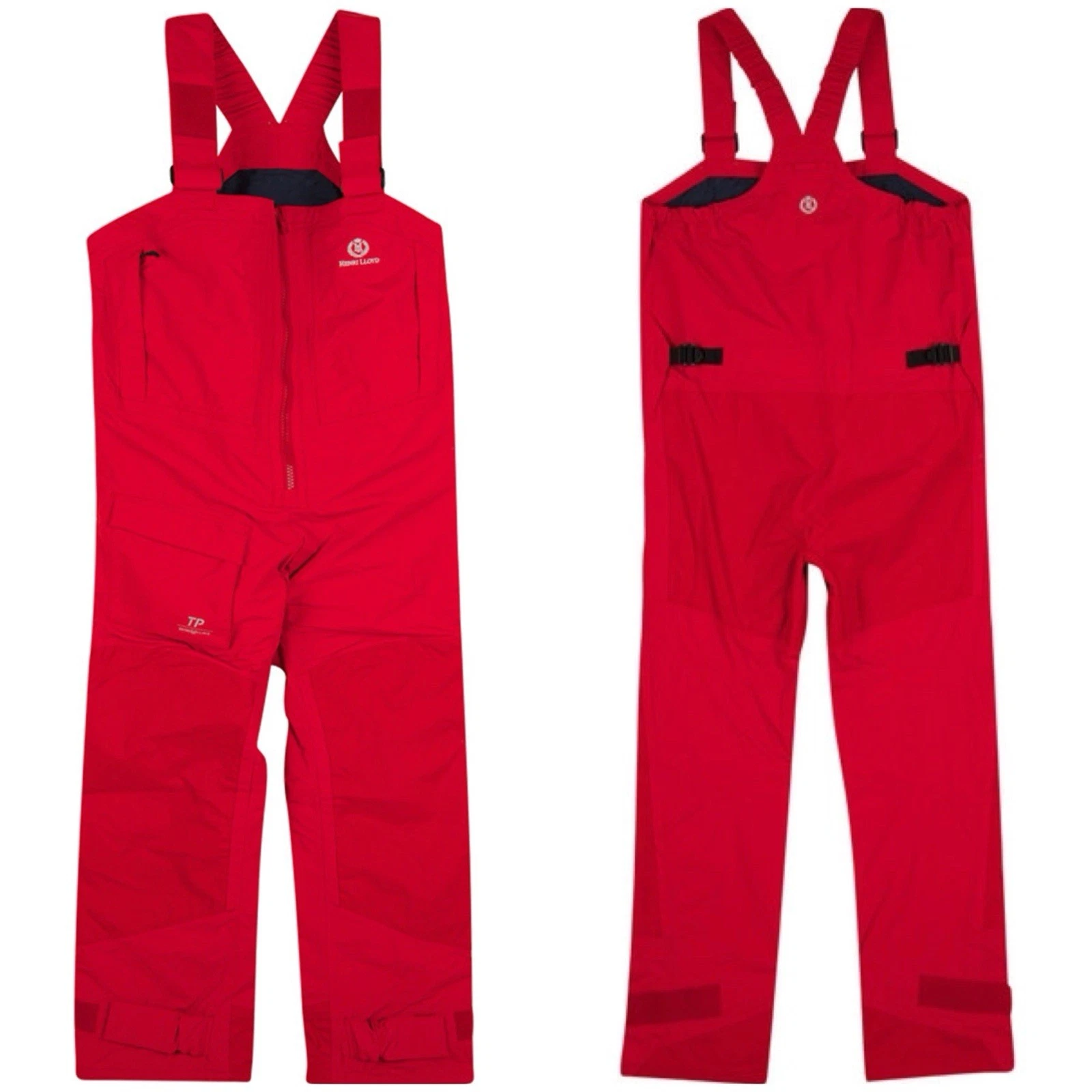 Henri-Lloyd Ultimate Cruiser Hi-Fit Waterproof Rip-Stop Bib Pants Bibs RED XXL
