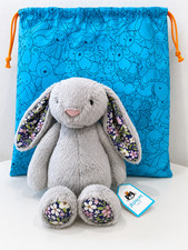 Jellycat Medium Original Blossom Silver Bunny (with tags) - Retired