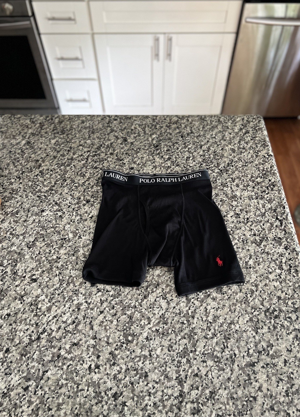 (1) Polo Ralph Lauren Boxer Briefs Small Mens Black Cotton Underwear thumbnail 7