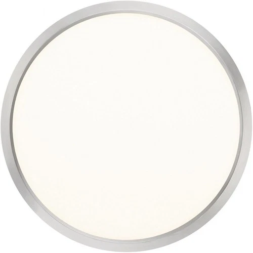 Outskirts - 28W LED Flush Mount-1 Inch Tall and 15 Inch Wide-Brushed Nickel - Picture 8 of 12