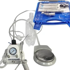 Portable Dental Lab Turbine Unit Machine For Air Compressor 3 Way Syringe