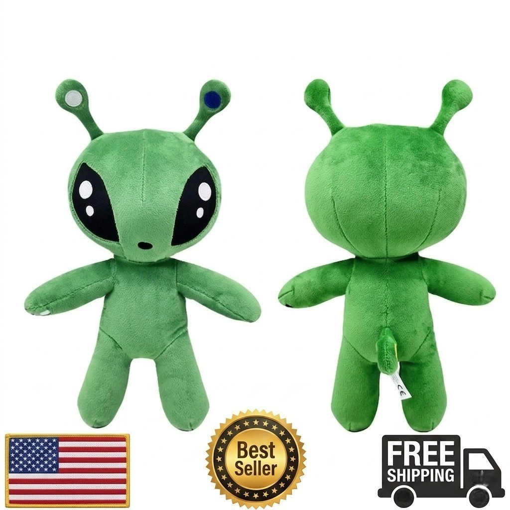 IKEA AFTONSPARV Alien Plush - Green Kids' Favorite 13 ½