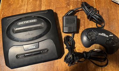 Sega Genesis Model 2 MK-1631 Console System Bundle - Tested and Works