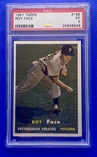 1957 Topps Roy Face #166 PSA 5 GC909