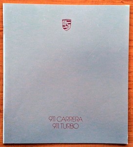 PORSCHE * 1987 911 Carerra & 911 Turbo * Brochure * VG * FREE SHIPPING