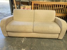 3 Seater Sofa Bed Beige Fabric Lampolet Double Bed Quality Very Comfortable