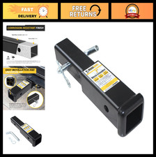 2 Trailer Hitch Receiver Extender - 7 Extension 3500 Lbs Gtw Heavy Duty Acce 2 Trailer Hitch Receiver Extender - 7 Extension 3500 Lbs Gtw Heavy Duty Acce