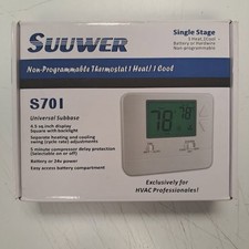 NEW Non-Programmable S701 Thermostat for Home 1 Heat/1 Cool        4/06AM