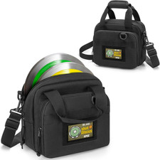 Throwing Discus Bag with Padded Protection, 2 Discus Carrier Bag with Portable H