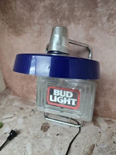 Vintage Bud Light Register Wall Sign with Lamp  Mancave-Budweiser Anheuser Busch