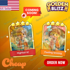 GOLDEN BLITZ Monopoly GO Sticker 4  Hightail It  4  Feeling Snoozy   
