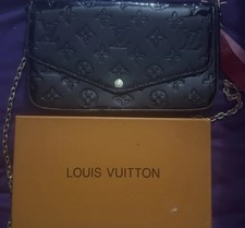 Louis Vuitton Black Monogram Chain Strap Chai...
