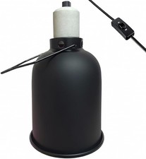 Reptile Dome Light Fixture, 5.5 Inch, Basking Lamp for Lizards, Turtles, Snak...