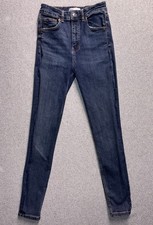 Zara High-Rise Skinny Jeans   Dark Wash - Women  s Small
