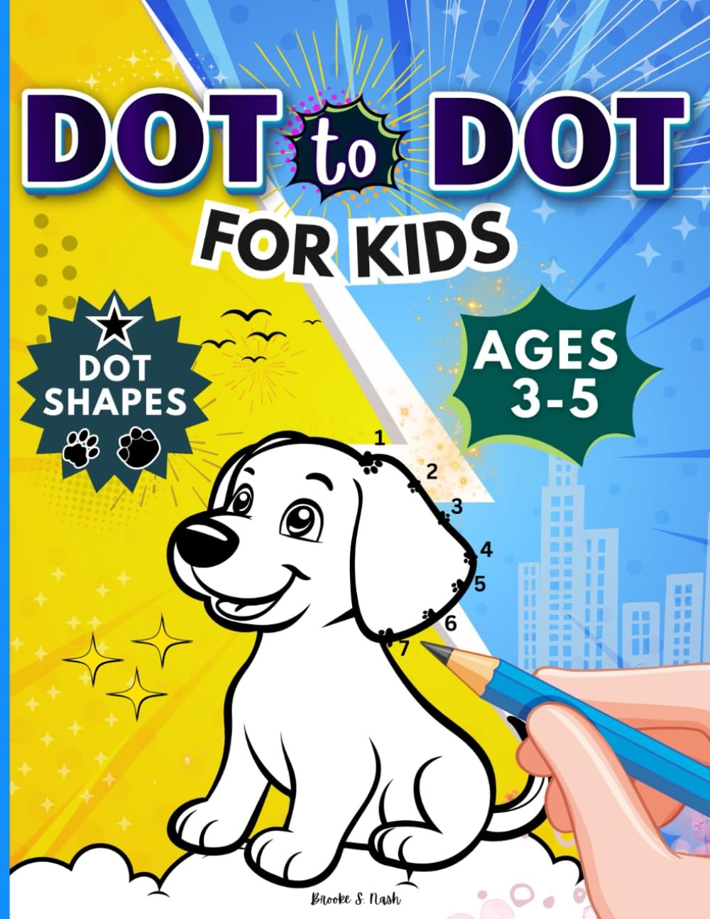 Dot to Dot for Kids Ages 3-5: 100 Connect the Dots Puzzles with Animals, Vehicle