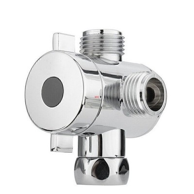 G1/2 3 Way Shower Diverter Valve T Adapter For Bathroom Shower System