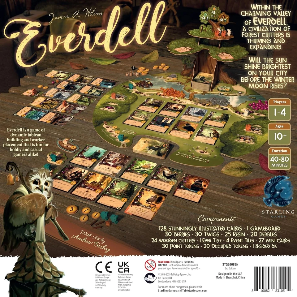 Everdell 3rd Edition  New Sealed Asmodee Board Game - Image 2 of 2