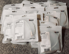 Image of Lindy Cat.6 S/FTP Ethernet Cable 0.5m Grey RJ-45 Round Cable