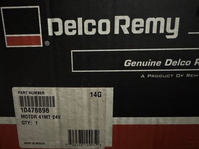 New Original Delco Remy Starter 41MT Series 24V 11Teeth Insulated 10478898