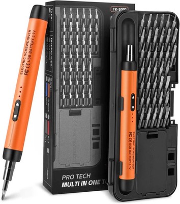 Mini Electric Screwdriver Set, Small Cordless Electric Screwdriver, 38 S2 Preici