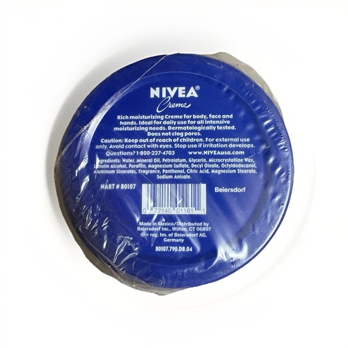 Nivea Creme 400 ml 13.5 oz Face & Body Deep Moisture Lot 3 - Picture 2 of 3