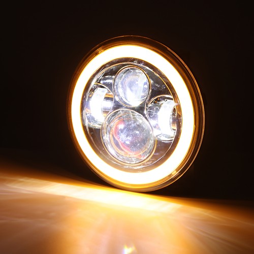 Faro LED de 7 pulgadas + luz de paso de 4,5" para Harley Electra Glide estándar FLHT - Imagen 4 de 11