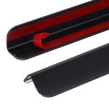 2Pcs Wall Corner Protector, 50cm x 2.5cm Self Adhesive Corner Guards, Black