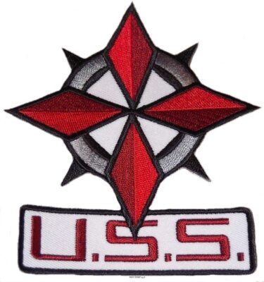 Resident Evil Umbrella Corporation USS Star and Name Embroidered Patch