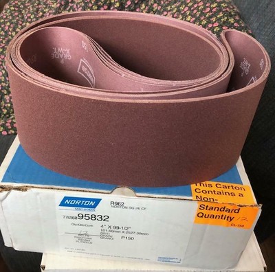 Aluminum Oxide Pack of 5 Norton 07660701743 Portable Abrasive Belt 24 Length x 3 Width Saint-Gobain Abrasives Inc 24 Length x 3 Width Grit 36 Extra Coarse Cotton Fiber Backing Aluminum Oxide Pack of 5 Norton 07660701743 Portable Abrasive Belt 24 Length x 3 Width Saint-Gobain Abrasives Inc 24 Length x 3 Width Grit 36 Extra Coarse Cotton Fiber Backing