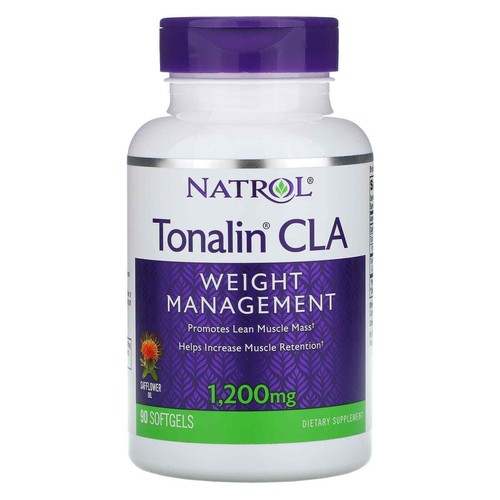 Natrol TONALIN CLA 1200mg 90 Softgels Burn Fat Weight Loss POTENT