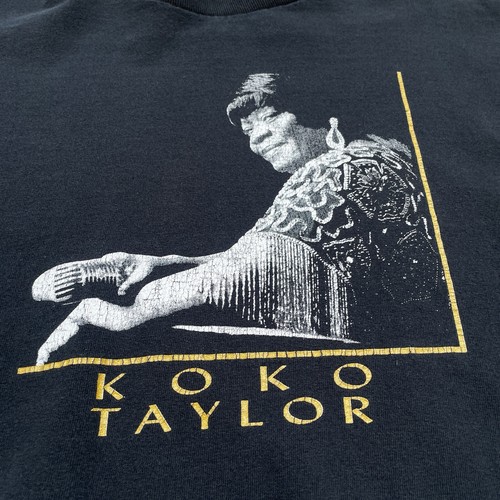 Vintage Y2K Koko Taylor Chicago Blues Singer Faded Black T-shirt Men’s Size XL - Picture 2 of 9