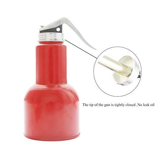 High Pressure Pistol Hand Pump Oil Can with 9.65 inch Metal Spout (16 oz/500ML) - Picture 6 of 7