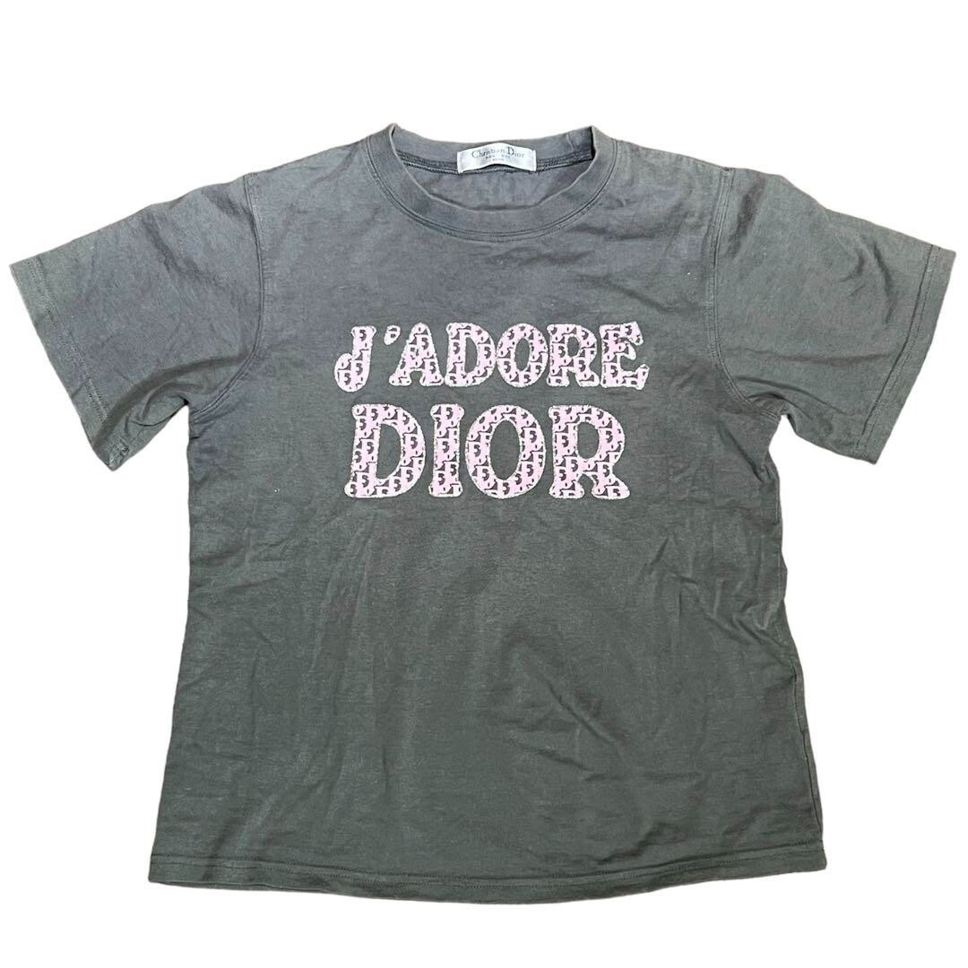 トップス Christian Dior by Galliano T-shirt Christian Dior 2002 John Galliano graphic-print cotton T