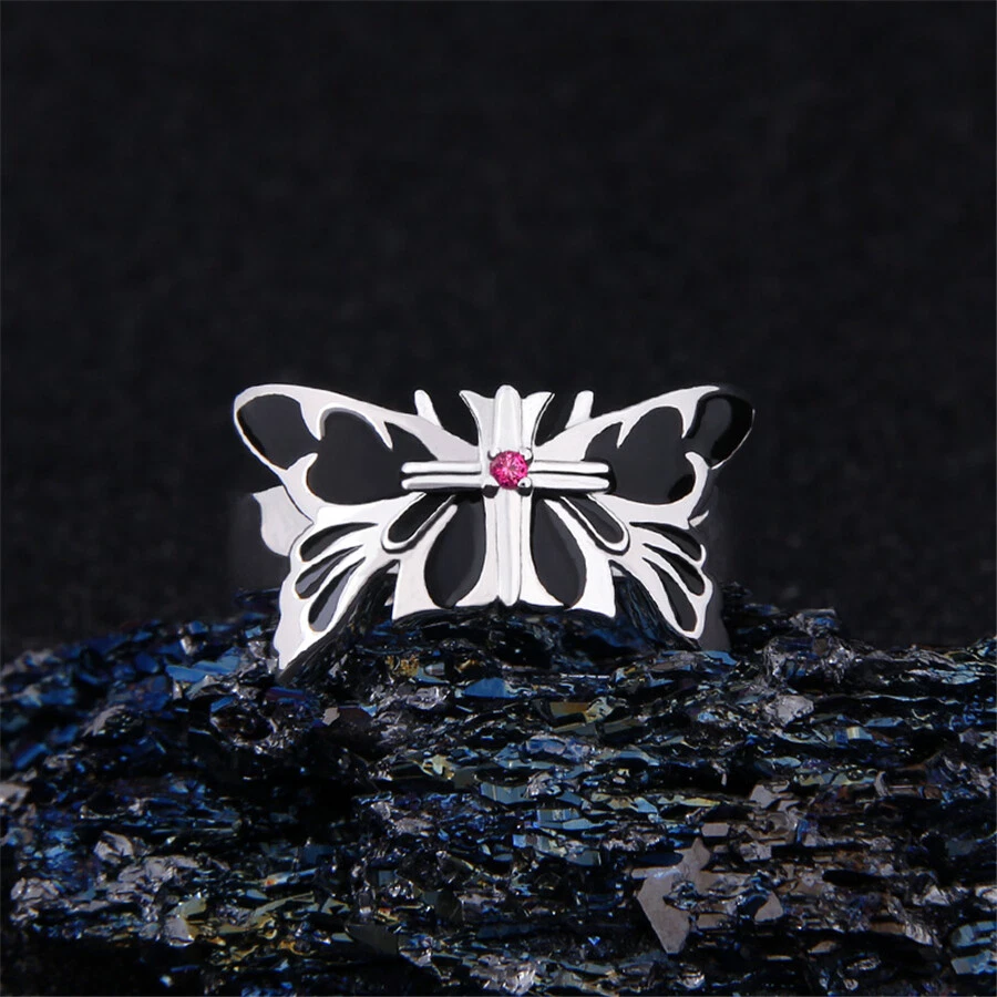 Anime Chuunibyou Demo Koi ga Shitai Takanashi Rikka Anillo Plata 925 Joyería Regalo Foto 4 de 4