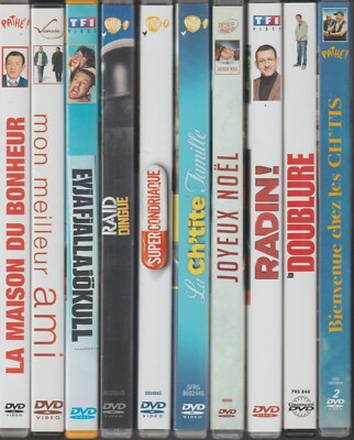 Dany Boon 10er Set DVDs (E38) Radin Frohe Weihnachten Raid Verrückt Futter - Madcjay