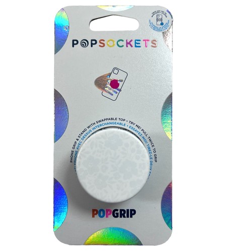 Popsockets Floral Royal Fuschia Lace Noir Blac Fresh White Black Pink Purple Pop - Photo 2 sur 20