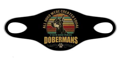 Dobermannhund Coole schützende waschbare Atemmaske Pet Man Bester Freund