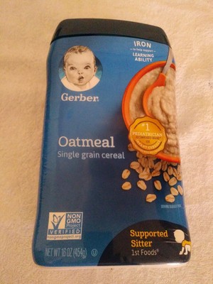 gerber oatmeal cereal 16 oz